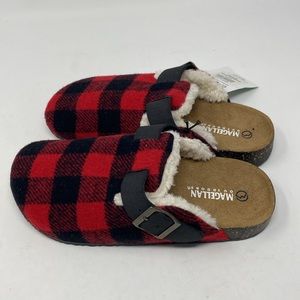 Magellan Women's Buffalo Plaid Clog Slipper
